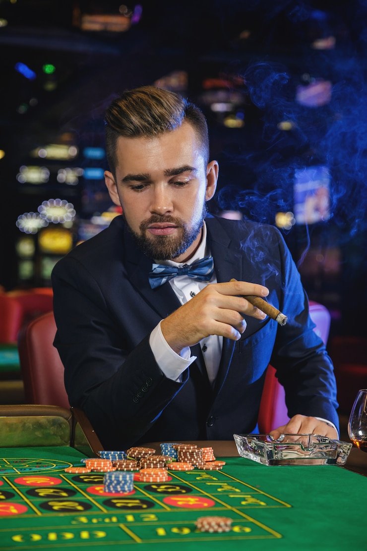 Antarmuka permainan Blackjack Dream Gaming dengan video dealer langsung